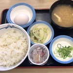 松屋 - 定番朝定食（納豆） ¥360