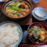 江戸家 - 鶏団子汁定食　500円