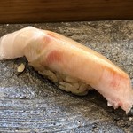 寿司栄 - シブダイ（天草）・・噛むと甘いですね。