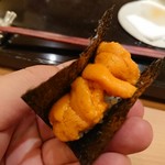 鮨みなと - 馬糞ウニ