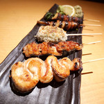  名物 うなぎの串焼き5種