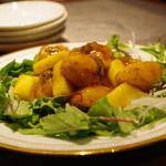 中国四川酒家 蔓山 - オコゼの揚げもの、フレッシュパイン餡