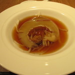 中国薬膳料理 星福 - アガリクス茸入りフカヒレ姿のオイスターソース煮
