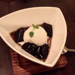 Restaurant μ - 仙草ゼリー。これにジャスミン茶も付属