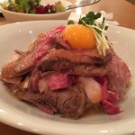 Cafe&Dinner COMS - ランチ15食限定ローストビーフ丼ヽ(・∀.・)￥1080円