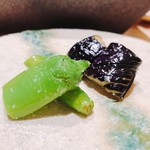 はっこく - 2018.8.  揚げ野菜