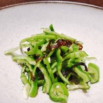 はっこく - 2018..  ピーマンの塩昆布和え