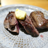 焼鳥 市松 - 追加：鹿にトリュフバター