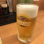 日高屋 - 生ビール