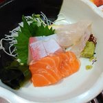 わきみず亭 - 刺身は3種