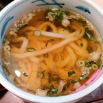 わきみず亭 - うどんの形が…忙しかったのでしょうか