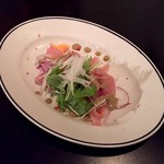 ベーカリー&レストラン 沢村 - 佐久鯉のカルパッチョ