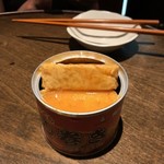 ミスターカンソ - だし巻き卵の缶詰(明太子風)　なめらかな卵にとろっとまとわりつく明太子がたまらないっ！！　2018/08/18