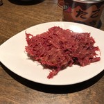 Mr.kanso - 桜肉のユッケの缶詰　馬肉ならではの旨みの強さに卵黄の濃厚さが加わり、最高の味わいに☆☆☆　2018/08/18