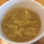 ポリテクセンター北海道 レストラン - 卵スープ、アップ