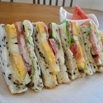 ハリウッドランドカフェ - 料理写真:『コッポラ』、生ハムとシソのコンビネーションが絶妙です！