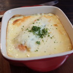 ヒルズカフェ - ヤシオマスとほうれん草のグラタン980円(税抜)