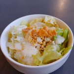 Shirukurodo - まずはサラダが配膳されます。