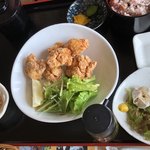 食事処 旬菜庵 - 息子ちゃんのからあげ定食