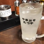 Yakitori Taduya - ゆずチューハイ