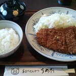 うめだ本店とんかつ - 手のべかつ