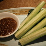 焼肉 山水 - 23年8月　冷やし胡瓜