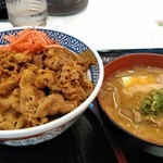 Yoshinoya - 牛丼アタマ大盛+とん汁