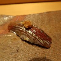 鮨 弁慶 海 - 鯵(佐渡) 