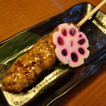 嘉文 - つくね串(タレ)(250円)