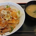 Matsuya - 塩キャベツ豚丼。