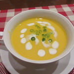 ビストロ アオキ - かぼちゃの冷製ポタージュ