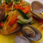 ビストロ アオキ - ヒラメのアサリのソース