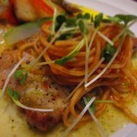 ビストロ アオキ - ポークのバジルソース