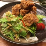 金沢和食 みんなのまなぶ - 鶏もも唐揚げ￥800