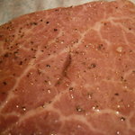 焼肉 山水 - 23年8月　山水ステーキ（ヒレ）　アップ