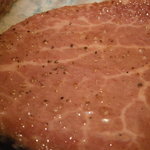 焼肉 山水 - 23年8月　山水ステーキ（ヒレ）　アップ