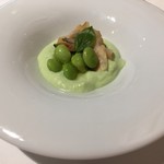 ウシマル - 枝豆とサザエ