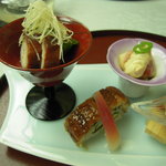 北瑞苑 - 焼八寸の一部