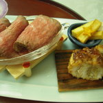 北瑞苑 - 焼八寸の一部