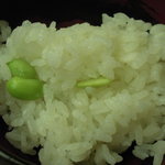 北瑞苑 - 枝豆ご飯