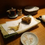 みさき - 鮎の天婦羅と鳴門金時の天婦羅