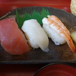 和風レストランまるまつ - すしランチ(498円：税別)