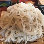 ひぬま茶屋 - 【2018.8.15】山盛りの更科蕎麦。