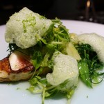 TACUBO - 岐阜産鮎のコンフィ、きゅうりのムース添え