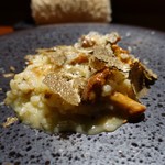 TACUBO - イタリアこうさぎ、ジロール茸、サマートリュフ添えのリゾット