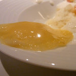 フロリレージュ - 2011年７月：デザート：パッションフルーツのラビオリ、食感がもうっ