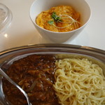 横浜家系ラーメン みさきや - カレー麺と天津丼