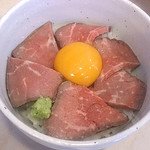 華壱 - ローストビーフ　ミニ丼