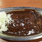 カレールーでライスは見えません