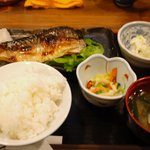 sakedokoroarinomi - 鯖塩焼き定食　750円
